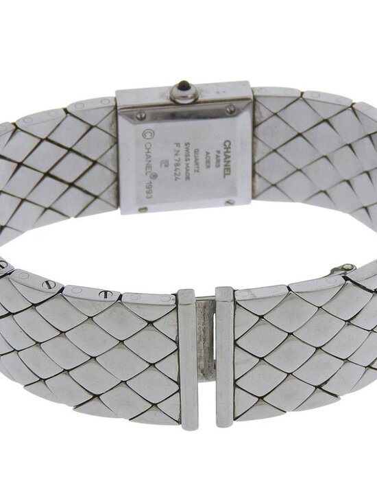 CHANEL Matelasse Watches H0009 blackDial Stainless Steel Quartz Analog dis... main image 12